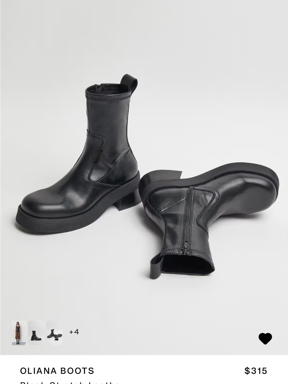 Miista Oliana Leather Boots size 8.5 - Picture 5 of 14